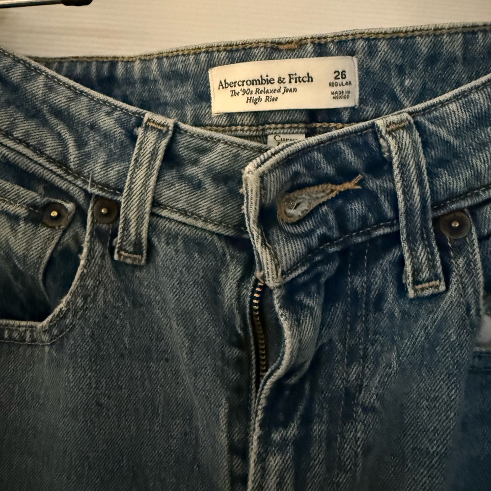 Abercrombie & Fitch High Rise Women Jeans - Blue